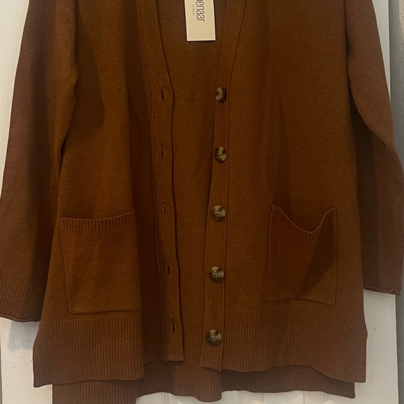 Benaar LA - Rust Orange Cardigan - Picture 3 of 5